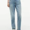 Klassiske jeans med høy midje og rett passform
