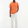 Laurel Leaf Logo Garment-Dyed T-skjorte