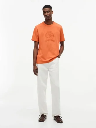 Laurel Leaf Logo Garment-Dyed T-skjorte
