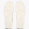 Lave sneakers i en blanding av skinn og semsket skinn
