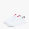 Lett Court-sneaker i skinnblanding