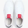 Lett Court-sneaker i skinnblanding