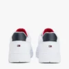 Lett Court-sneaker i skinnblanding