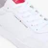 Lett Court-sneaker i skinnblanding