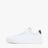 Lett Court-sneaker i skinnblanding