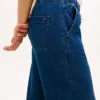 Lett pull-on-Jeans med vid ben