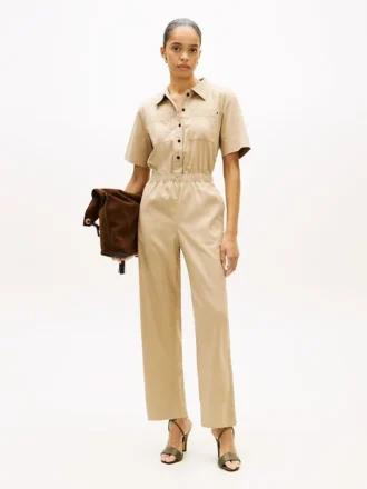 Lett twill-jumpsuit