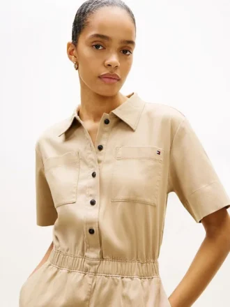 Lett twill-jumpsuit