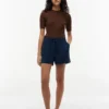 Lette shorts med elastisk linning