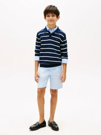 Linen-Blend-shorts for barn