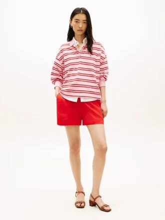 Linen Pull-On Shorts