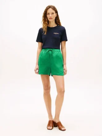 Linen Pull-On Shorts
