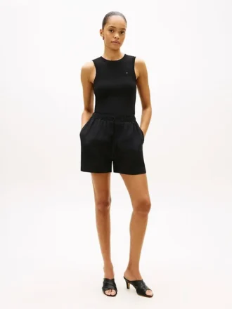 Linen Pull-On Shorts