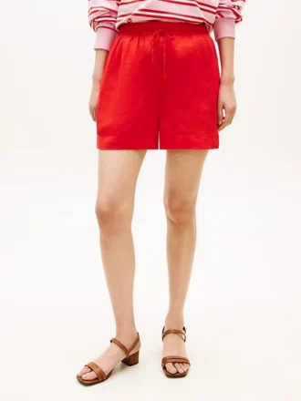 Linen Pull-On Shorts