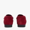 Loafers i ruskind med kjetting