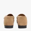 Loafers i ruskind med kjetting