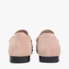 Loafers i ruskind med kjetting
