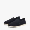 Loafers i semsket skinn