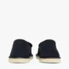 Loafers i semsket skinn