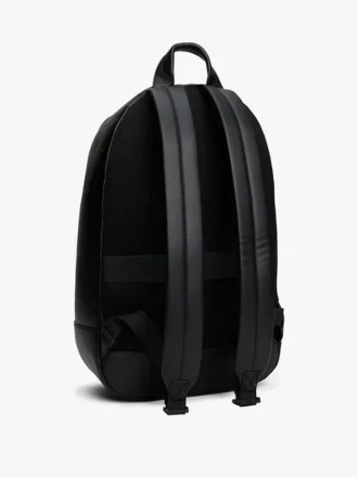 Logo Stripe Pebbled-ryggsekk