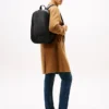 Logo Stripe Pebbled-ryggsekk