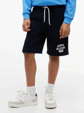 Logo-sweatshorts for barn