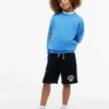 Logo-sweatshorts for barn