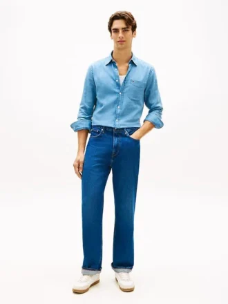 Løs, rett Jeans