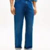 Løs, rett Jeans