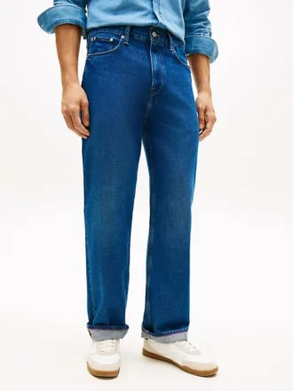 Løs, rett Jeans