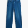 Løs, rett Jeans