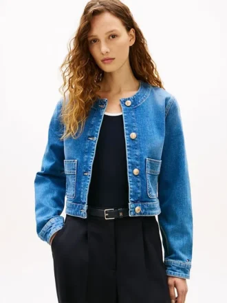 Medium Wash Denim Lady Jacket
