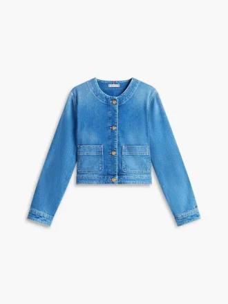Medium Wash Denim Lady Jacket