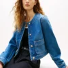 Medium Wash Denim Lady Jacket