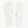 Metal Hardware TH Script Print Flip-Flop