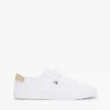 Metallisk hæl Canvas-sneaker