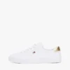 Metallisk hæl Canvas-sneaker