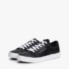 Metallisk logo, pebbled court-sneaker