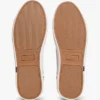 Metallisk logo, pebbled court-sneaker