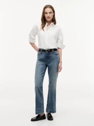 Mid-Rise Stretch Bootcut Jeans