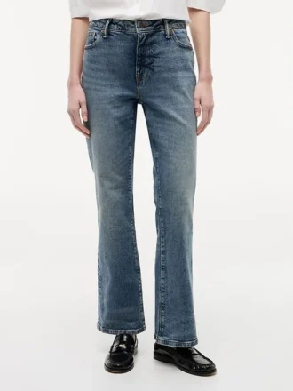 Mid-Rise Stretch Bootcut Jeans