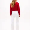 Mid-Rise Stretch Flare Jeans