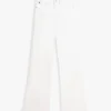 Mid-Rise Stretch Flare Jeans