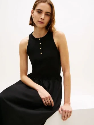 Mix Media Tank Dress