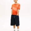 Monogram Banner Stripe T-skjorte for barn