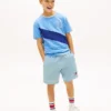 Monogram Banner Stripe T-skjorte for barn