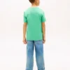 Monogram Banner Stripe T-skjorte for barn