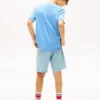 Monogram Banner Stripe T-skjorte for barn