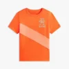 Monogram Banner Stripe T-skjorte for barn
