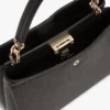 Monogram Clasp Medium Satchel Bag